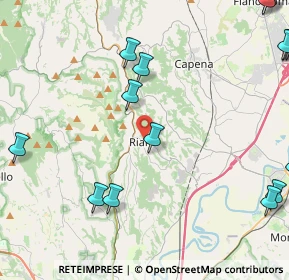 Mappa Via XXV Aprile, 00060 Riano RM, Italia (6.61467)