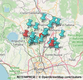 Mappa Via XXV Aprile, 00060 Riano RM, Italia (10.045)