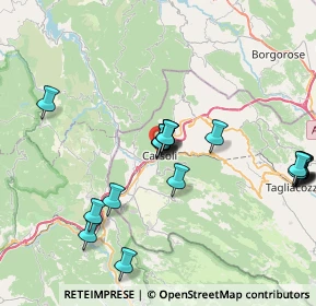 Mappa Via degli Alpini, 67061 Carsoli AQ, Italia (8.726)