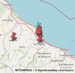 Mappa Via Fonte Joanna, 66054 Vasto CH, Italia (7.77583)