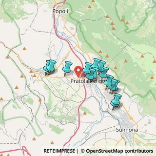 Mappa Viale Tratturo, 67030 Pratola Peligna AQ, Italia (3.09533)