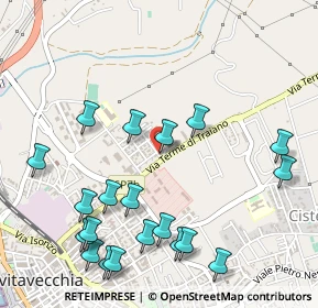 Mappa Via Berto Barbarani, 00053 Civitavecchia RM, Italia (0.643)