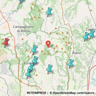 Mappa Via per Campagnano, 00060 Sacrofano RM, Italia (6.36091)