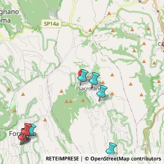 Mappa Via per Campagnano, 00060 Sacrofano RM, Italia (3.63455)