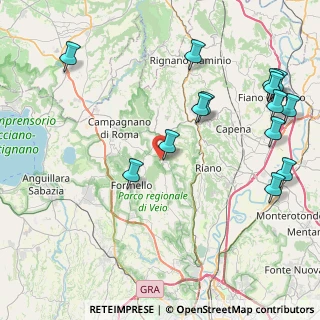 Mappa Via per Campagnano, 00060 Sacrofano RM, Italia (10.9)