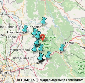 Mappa Via Provinciale, 00010 Monteflavio RM, Italia (11.5005)