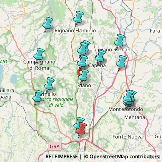 Mappa Via Monte Calcara, 00060 Castelnuovo di Porto RM, Italia (8.6765)