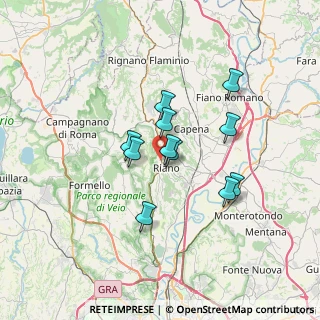 Mappa Via Monte Calcara, 00060 Castelnuovo di Porto RM, Italia (5.54818)