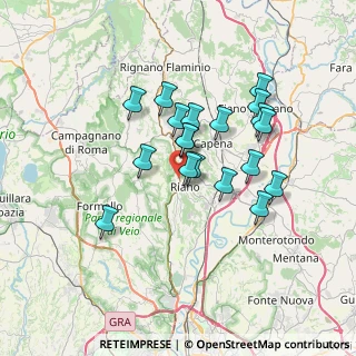 Mappa Via Monte Calcara, 00060 Castelnuovo di Porto RM, Italia (6.16421)