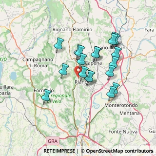 Mappa Via Monte Calcara, 00060 Castelnuovo di Porto RM, Italia (6.44526)