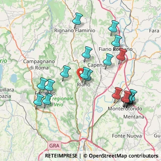 Mappa Via Monte Calcara, 00060 Castelnuovo di Porto RM, Italia (8.991)