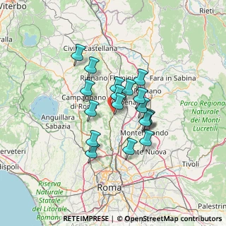 Mappa Via Monte Calcara, 00060 Castelnuovo di Porto RM, Italia (10.53556)