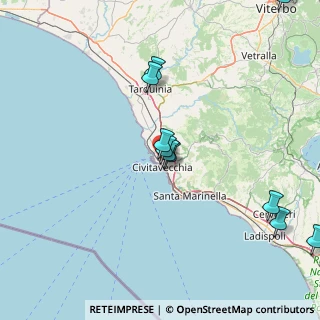Mappa Angelo Molinari, 00053 Civitavecchia RM, Italia (25.43077)