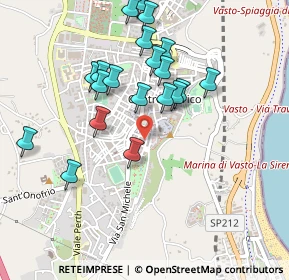 Mappa Piazza Guglielmo Marconi, 66054 Vasto CH, Italia (0.493)
