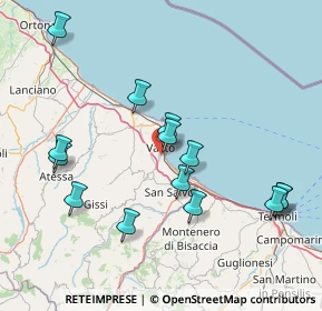 Mappa Via IV Novembre, 66054 Vasto CH, Italia (17.14)