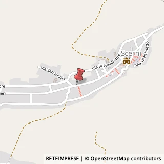 Mappa Corso Leonardo Umile, 102, 66020 Scerni CH, Italia, 66020 Scerni, Chieti (Abruzzo)