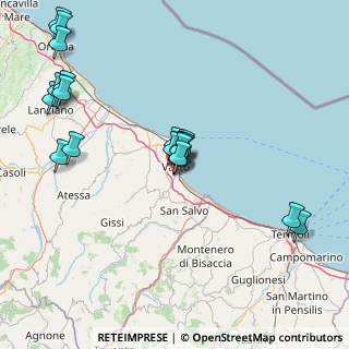 Mappa Via Valloncello, 66054 Vasto CH, Italia (17.75579)