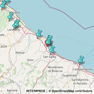 Mappa Via Valloncello, 66054 Vasto CH, Italia (23.56333)