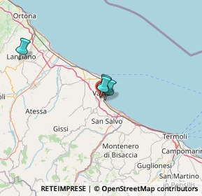 Mappa Via Po, 66054 Vasto CH, Italia (43.86125)