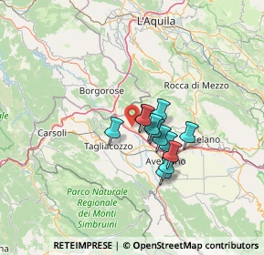 Mappa Strada Regionale 578 Salto Cicolana, 67062 Magliano de' Marsi AQ, Italia (9.11417)