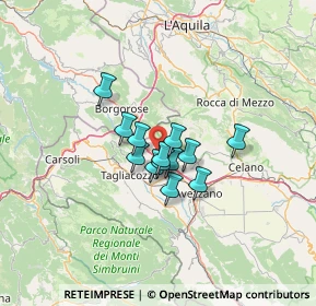 Mappa Strada Regionale 578 Salto Cicolana, 67062 Magliano de' Marsi AQ, Italia (8.20769)