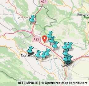 Mappa Strada Regionale 578 Salto Cicolana, 67062 Magliano de' Marsi AQ, Italia (8.017)