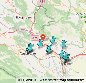 Mappa Strada Regionale 578 Salto Cicolana, 67062 Magliano de' Marsi AQ, Italia (7.46357)