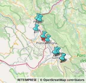 Mappa SP Corfiniense, 67035 Pratola Peligna AQ, Italia (6.82182)