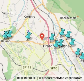 Mappa SP Corfiniense, 67035 Pratola Peligna AQ, Italia (2.78462)