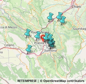 Mappa SP Corfiniense, 67035 Pratola Peligna AQ, Italia (9.25615)