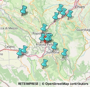 Mappa SP Corfiniense, 67035 Pratola Peligna AQ, Italia (15.824)