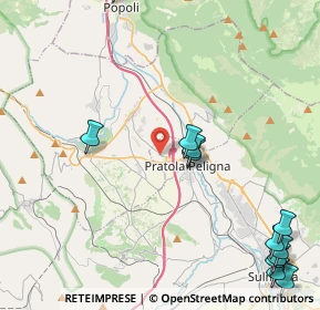 Mappa SP Corfiniense, 67035 Pratola Peligna AQ, Italia (6.295)