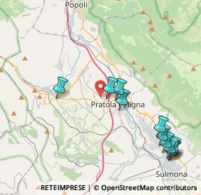Mappa SP Corfiniense, 67035 Pratola Peligna AQ, Italia (5.12)