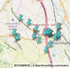 Mappa SP Corfiniense, 67035 Pratola Peligna AQ, Italia (0.95385)