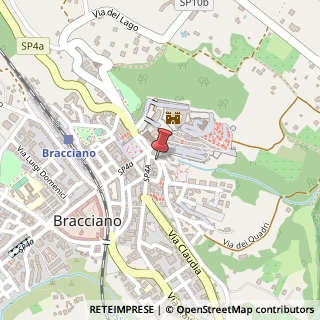 Mappa Via Giuseppe Palazzi, 6, 00062 Bracciano, Roma (Lazio)