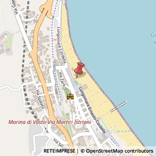 Mappa Lungomare Cordella, 66054 Marina di Vasto CH, Italia, 66054 Vasto, Chieti (Abruzzo)