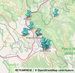Mappa SS17, 67035 Pratola Peligna AQ, Italia (6.00909)