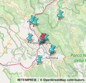 Mappa SS17, 67035 Pratola Peligna AQ, Italia (5.10727)