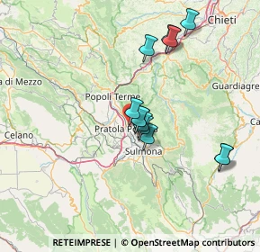Mappa SS17, 67035 Pratola Peligna AQ, Italia (12.885)
