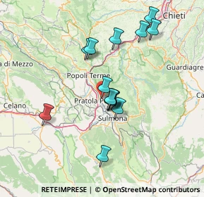 Mappa SS17, 67035 Pratola Peligna AQ, Italia (13.13286)