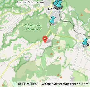 Mappa Via delle Felci, 00066 Manziana RM, Italia (3.83231)