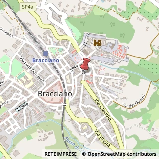 Mappa Via Agostino Fausti, 38, 00062 Bracciano, Roma (Lazio)