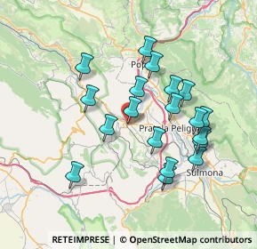 Mappa Via degli Aprutini, 67027 Raiano AQ, Italia (7.05842)