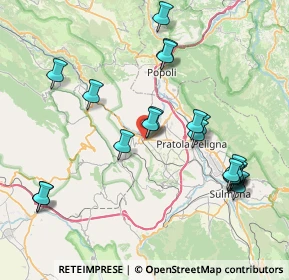 Mappa Via degli Aprutini, 67027 Raiano AQ, Italia (8.879)