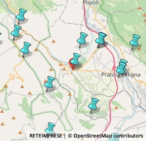 Mappa Via degli Aprutini, 67027 Raiano AQ, Italia (6.225)