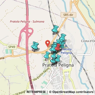 Mappa Via dei Sardi, 67035 Pratola Peligna AQ, Italia (0.28462)