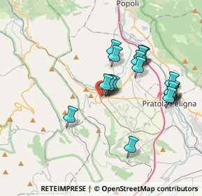 Mappa Via Fausto Coppi, 67027 Raiano AQ, Italia (3.631)