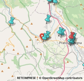 Mappa Via Fausto Coppi, 67027 Raiano AQ, Italia (5.5165)