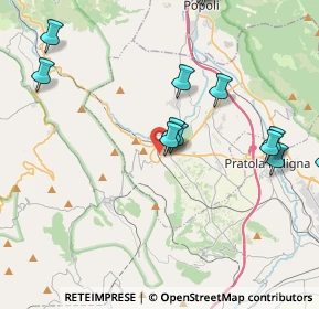 Mappa Via Fausto Coppi, 67027 Raiano AQ, Italia (5.77353)