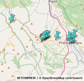 Mappa Via Fausto Coppi, 67027 Raiano AQ, Italia (3.09818)